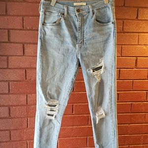 Levi's Mile High Ripped Jeans